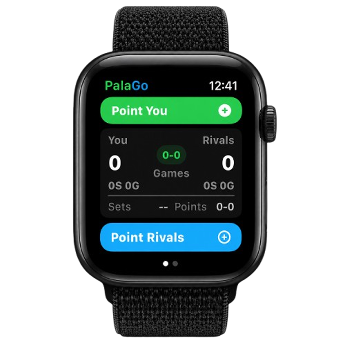 PalaGo Apple Watch score tracker